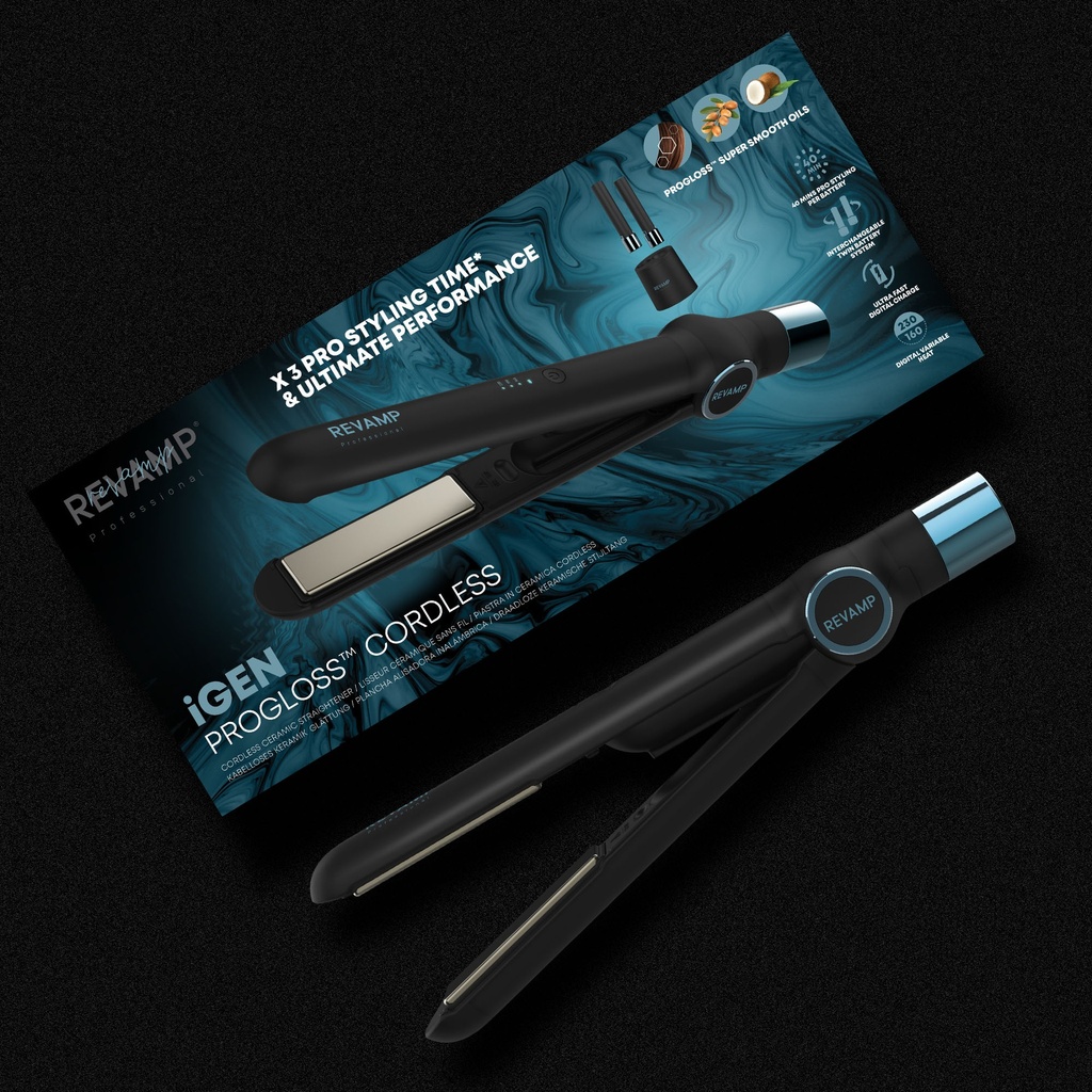 iGEN PROGLOSS™ CORDLESS CERAMIC STRAIGHTENER