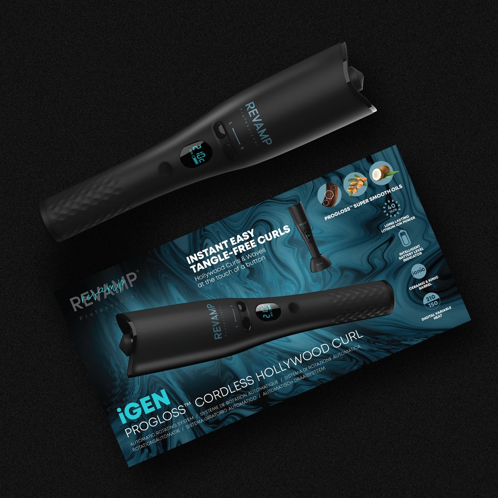iGEN PROGLOSS™ CORDLESS HOLLYWOOD Auto CURLS