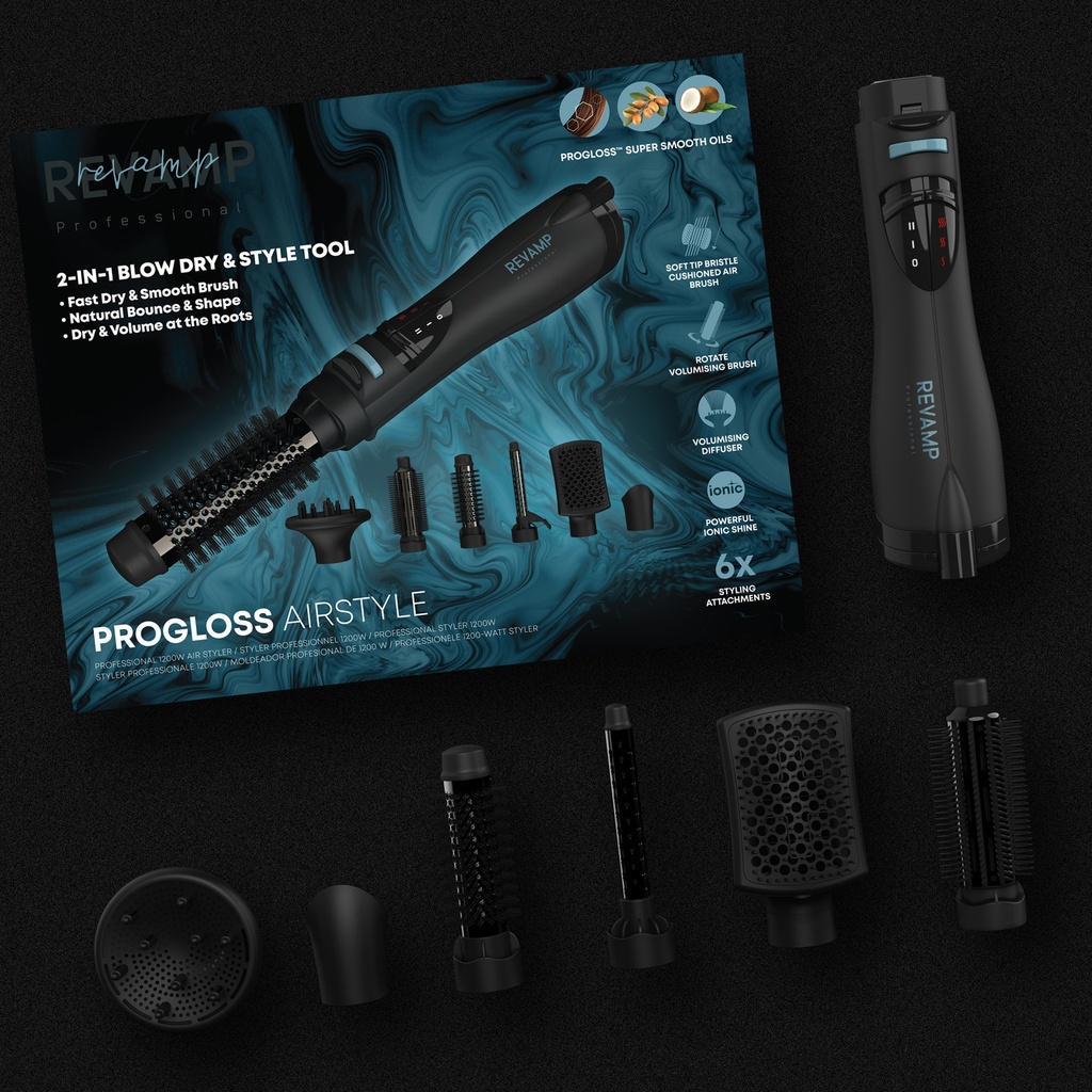 Revamp Progloss Ionic Airstyle 6-in-1 Air Styler