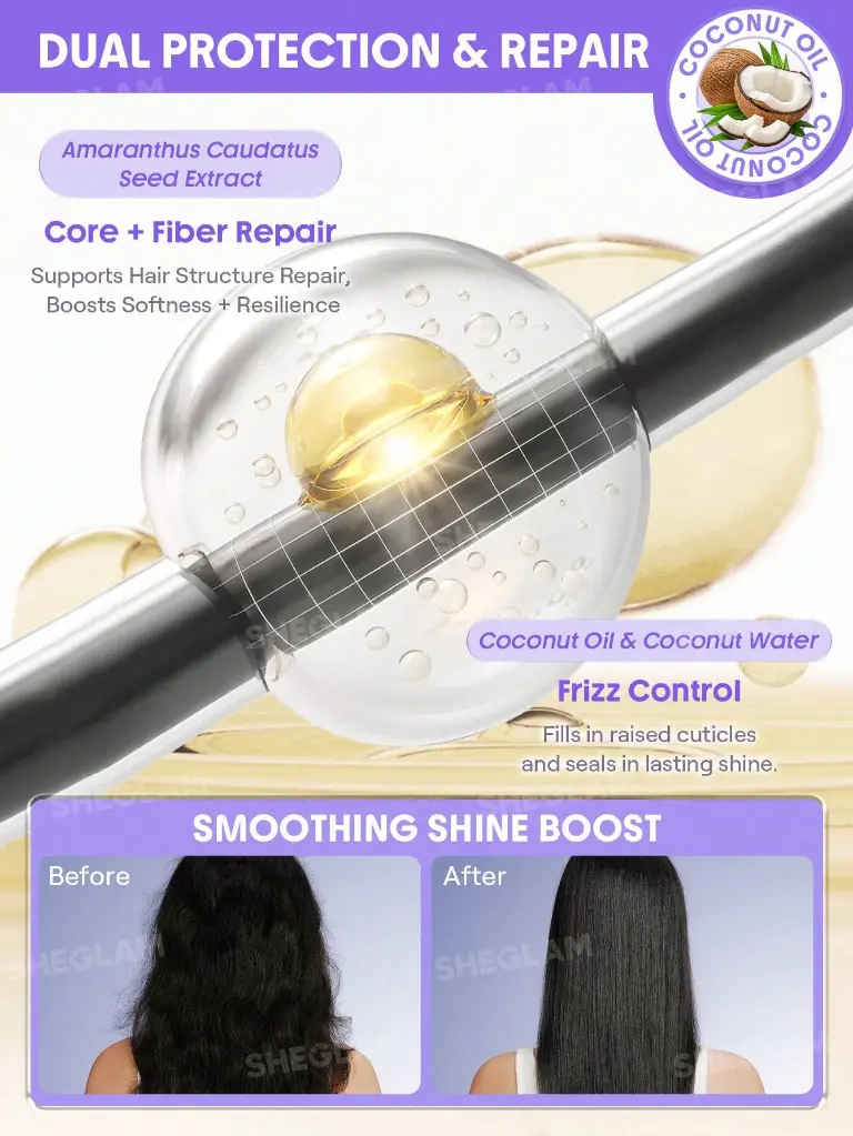 6978931640838 SHEGLAM - On The Glow 1-Minute Revive Airy Hair Sorbet 70g2.webp