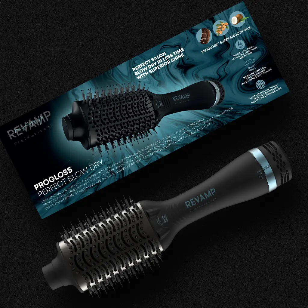 Revamp Progloss Perfect Blow Dry Volume & Shine Air Styler Brush