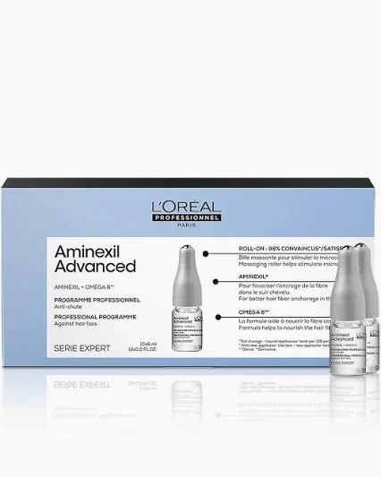 Loreal - Professionnel Serie Expert - Aminexil Advanced Aminexil + Omega 6 - Professional Programme Against Hair Loss - 42 Pcs x 6ml 