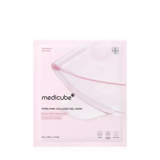 [BMT-MC-PDRN-PKCLGNMS] MEDICUBE - PDRN PINK COLLAGEN GEL MASK 