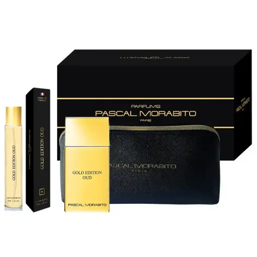 [PMPE002] PASCAL MORABITO - GOLD EDITION OUD SET WITH POUCH(100ML+30ML TS)