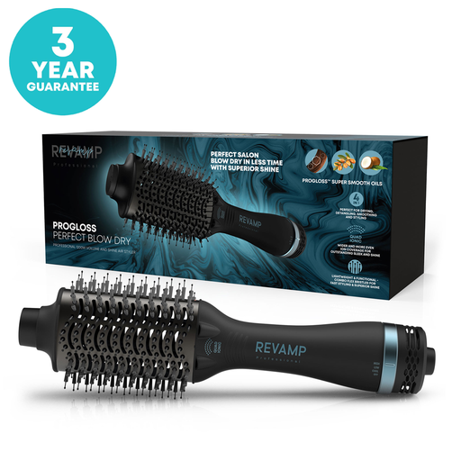 [DR-2000-GB] Revamp Progloss Perfect Blow Dry Volume & Shine Air Styler Brush