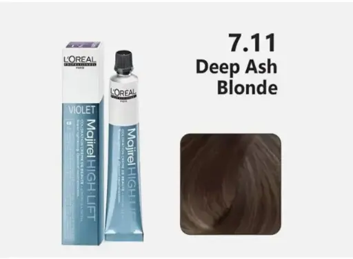 [3474630666801] 50323234 Majirel - Loreal - Hair Coloring - Deep Ash Blond - Color# 7.11 - 50ml